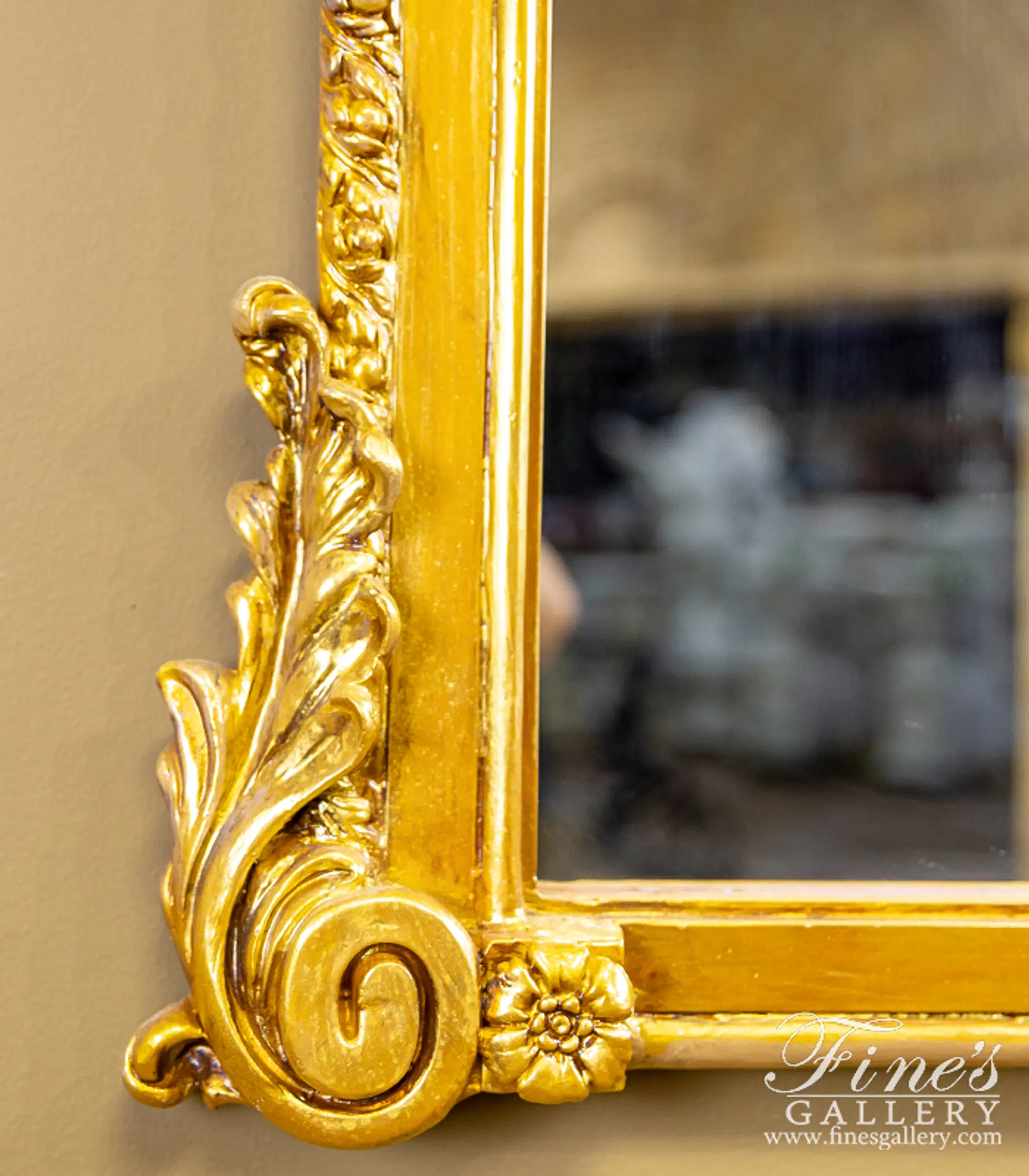 Mirror Mirrors - Stunning Louis XV Gold Mirror - MIRR-008 - Fine's